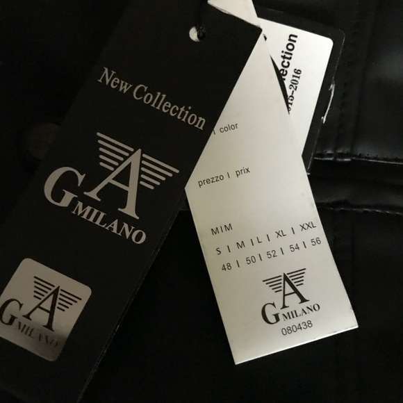 A G Milano Animal Safe Vegan Pleather Jacket - Picture 7 of 7